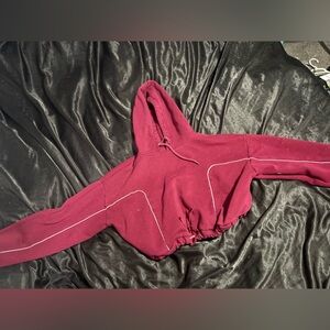 Kids Maroon Jogger Pants